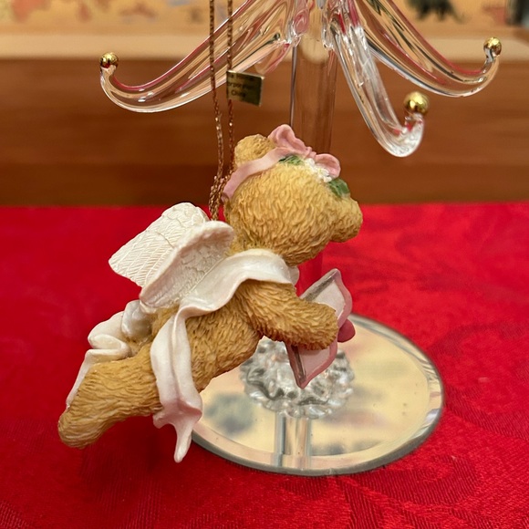 Cherished Teddies Girl Bear Flying Cupid Ornament - Picture 4 of 7